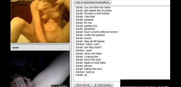  Skinny Redhead on Webcam, Free Lesbian Porn 2a